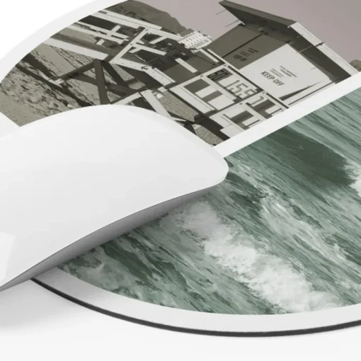 Gift Campaign Mouse pad personalizzati rotondi in morbido poliestere Rond Colors> Tappetini Per Mouse