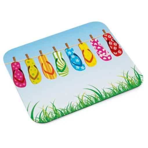 Gift Campaign Mouse pad promozionali rettangolari in morbido poliestere Square Colors> Tappetini Per Mouse