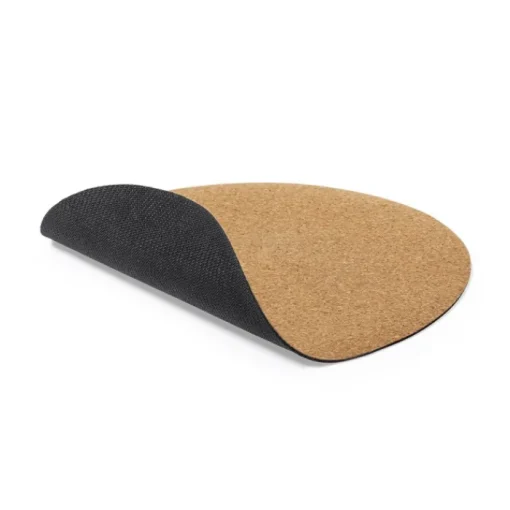 Gift Campaign Mouse pad rotondo personalizzato in sughero e base antiscivolo Cork> Tappetini Per Mouse