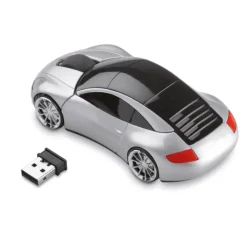 Gift Campaign Mouse pubblicitario senza fili a forma d'auto in ABS 800dpi Race> Mouse