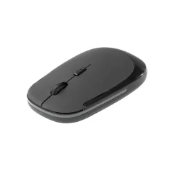 Gift Campaign Mouse wireless con logo in ABS nero con dettaglio colorato Traction> Gadget Per La Scuola|Mouse