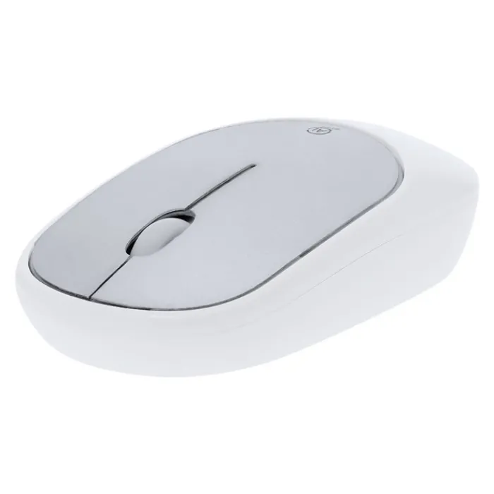 Gift Campaign Mouse wireless ergonomico in ABS e alluminio con certificazione RCS> Mouse