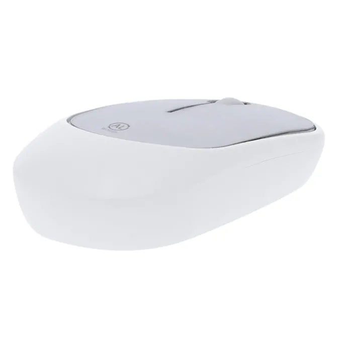 Gift Campaign Mouse wireless ergonomico in ABS e alluminio con certificazione RCS> Mouse