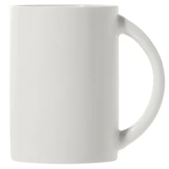 Gift Campaign Mug di porcellana bianca con manico a mezza luna prodotta in EU 300ml> Tazze Mug