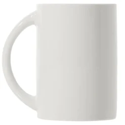 Gift Campaign Mug di porcellana bianca con manico a mezza luna prodotta in EU 300ml></noscript> Tazze Mug
