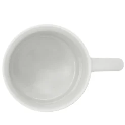 Gift Campaign Mug di porcellana bianca con manico a mezza luna prodotta in EU 300ml></noscript> Tazze Mug