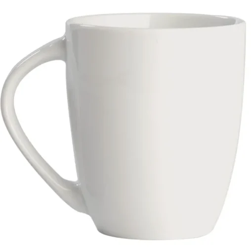 Gift Campaign Mug di porcellana con grande manico triangolare prodotta in EU 270ml> Tazze Mug