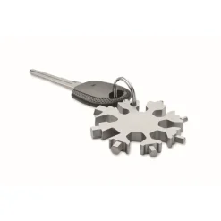 Gift Campaign Multi attrezzo in acciaio inox 17 funzioni e anello portachiavi Snowflake> Altri Attrezzi