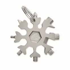 Gift Campaign Multi attrezzo in acciaio inox 17 funzioni e anello portachiavi Snowflake></noscript> Altri Attrezzi