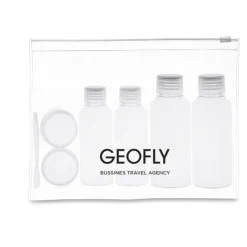 Gift Campaign Necessaire da viaggio con 4 flaconcini 2 porta lenti a contatto Pilot></noscript> Pochette Personalizzate|Beauty Case Personalizzati