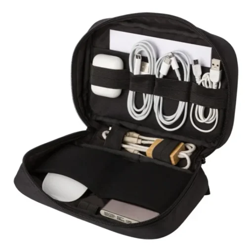 Gift Campaign Necessaire da viaggio in poliestere rPET 600D con tasche multiple> Beauty Case Personalizzati