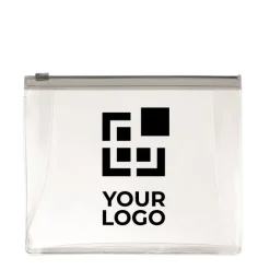 Gift Campaign Necessaire in PVC trasparente con chiusura a zip colorata CabinCrew></noscript> Pochette Personalizzate|Beauty Case Personalizzati