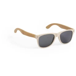 Gift Campaign Occhiali da sole con aste in bambù e lenti nere con protezione UV400> Occhiali Da Sole Personalizzati