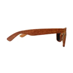 Gift Campaign Occhiali da sole con effetto legno e lenti a specchio UV400 WestSide> Occhiali Da Sole Personalizzati