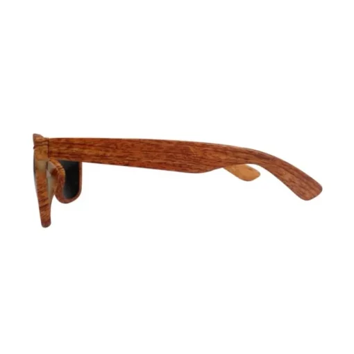 Gift Campaign Occhiali da sole con effetto legno e lenti a specchio UV400 WestSide> Occhiali Da Sole Personalizzati