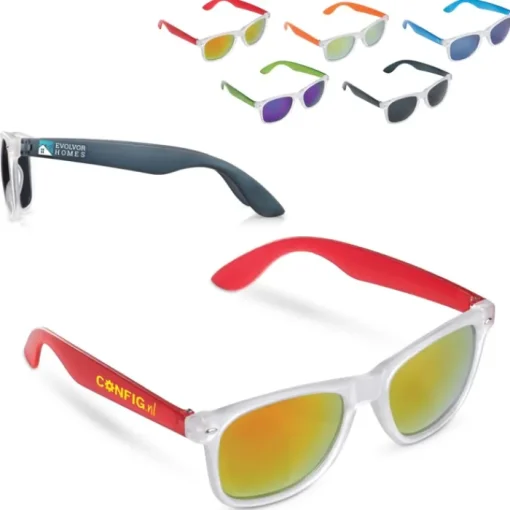 Gift Campaign Occhiali da sole con montatura glacé e lenti con protezione UV400> Occhiali Da Sole Personalizzati