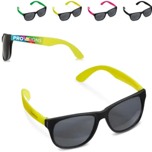 Gift Campaign Occhiali da sole con stanghette colorate e protezione UV400> Occhiali Da Sole Personalizzati