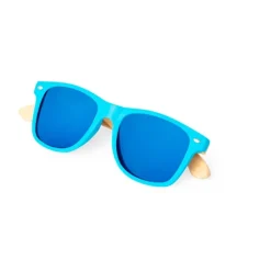 Gift Campaign Occhiali da sole con stanghette di bambù e lenti AC colorate UV400> Occhiali Da Sole Personalizzati