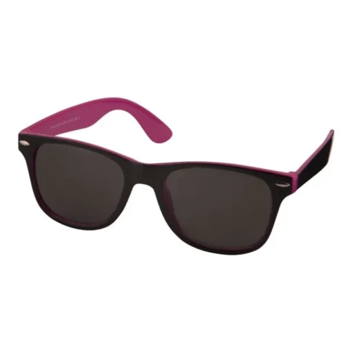 Gift Campaign Occhiali da sole esterno nero interno colorato lenti nere Bicolor> Occhiali Da Sole Personalizzati