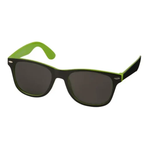 Gift Campaign Occhiali da sole esterno nero interno colorato lenti nere Bicolor> Occhiali Da Sole Personalizzati