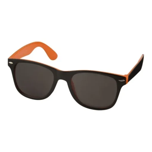 Gift Campaign Occhiali da sole esterno nero interno colorato lenti nere Bicolor> Occhiali Da Sole Personalizzati