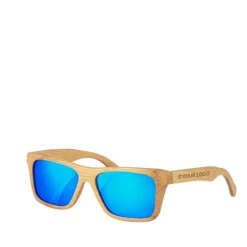 Gift Campaign Occhiali da sole in bambù con lenti a specchio e protezione UV400></noscript> Occhiali Da Sole Personalizzati
