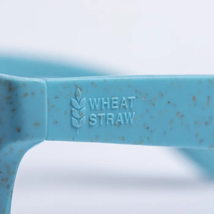 Gift Campaign Occhiali da sole in fibra di grano con lenti nere UV400> Occhiali Da Sole Personalizzati