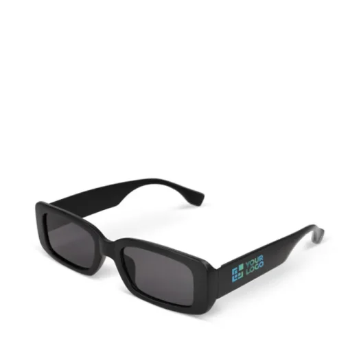 Gift Campaign Occhiali da sole neri realizzati con plastica 100% riciclata> Occhiali Da Sole Personalizzati
