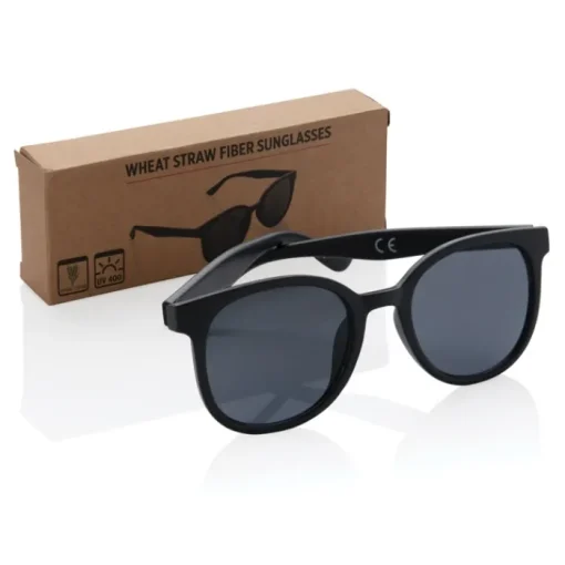 Gift Campaign Occhiali da sole retrò in fibra di paglia di grano e protezione UV400> Occhiali Da Sole Personalizzati