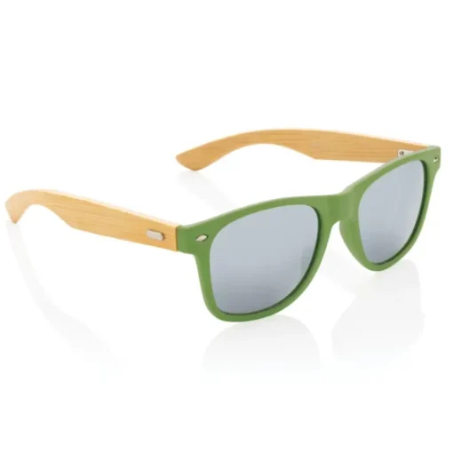 Gift Campaign Occhiali da sole riciclati aste bamboo lenti smokey UV400 BambuSun> Gadget Ecologici|Occhiali Da Sole Personalizzati