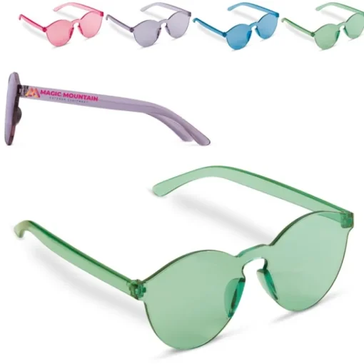 Gift Campaign Occhiali da sole stile retrò in tonalità pastello e protezione UV400> Occhiali Da Sole Personalizzati