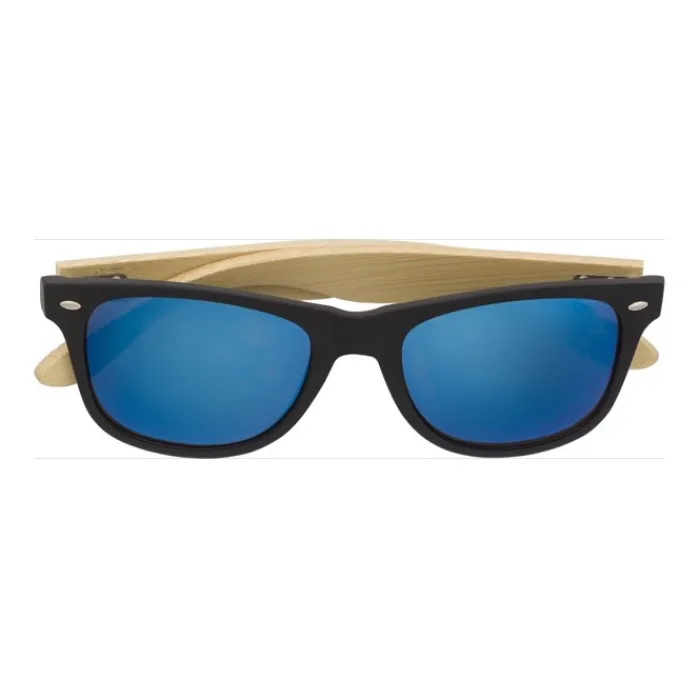 Gift Campaign Occhiali da sole vintage stanghette bamboo lenti specchiate BeachWood> Occhiali Da Sole Personalizzati