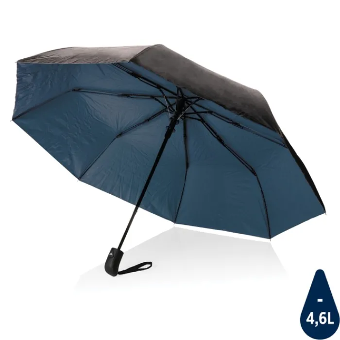 Gift Campaign Ombrelli con logo bicolore in RPET 190T Ø97 Bicolor> Ombrelli Pieghevoli