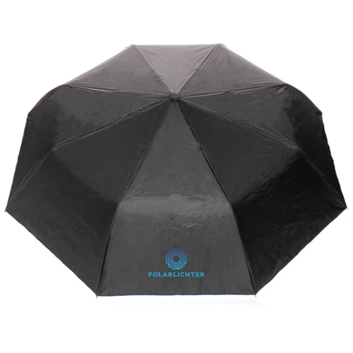 Gift Campaign Ombrelli con logo bicolore in RPET 190T Ø97 Bicolor> Ombrelli Pieghevoli