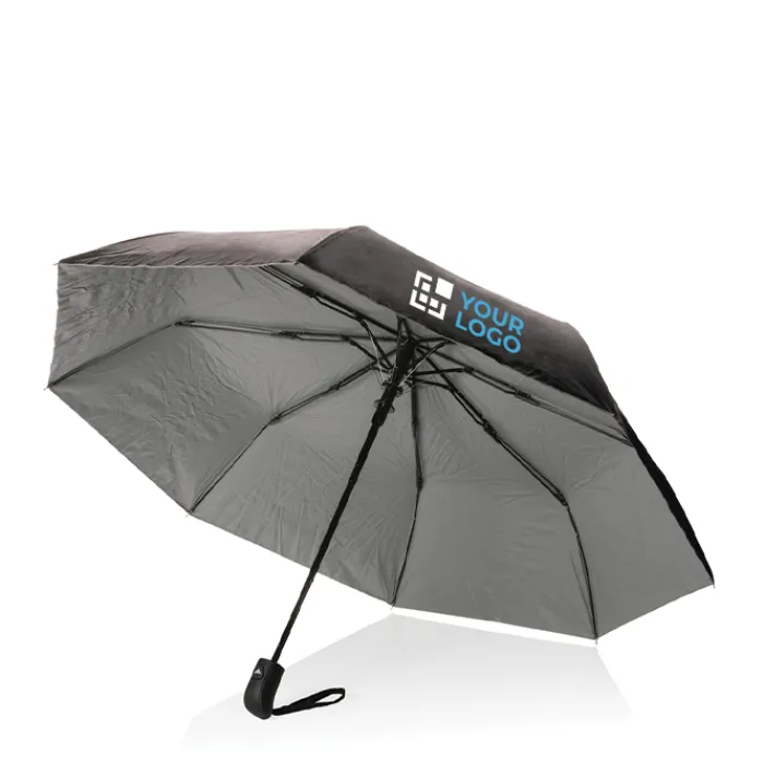 Gift Campaign Ombrelli con logo bicolore in RPET 190T Ø97 Bicolor> Ombrelli Pieghevoli