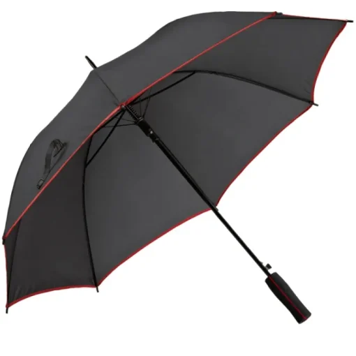 Gift Campaign Ombrelli con logo personalizzato neri con bordi colorati Ø104 Rainstorm> Ombrelli Classici