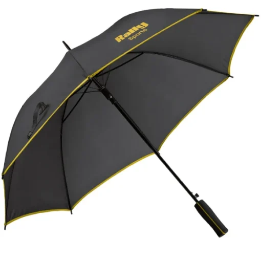 Gift Campaign Ombrelli con logo personalizzato neri con bordi colorati Ø104 Rainstorm> Ombrelli Classici