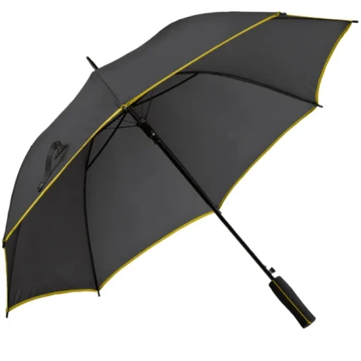 Gift Campaign Ombrelli con logo personalizzato neri con bordi colorati Ø104 Rainstorm> Ombrelli Classici