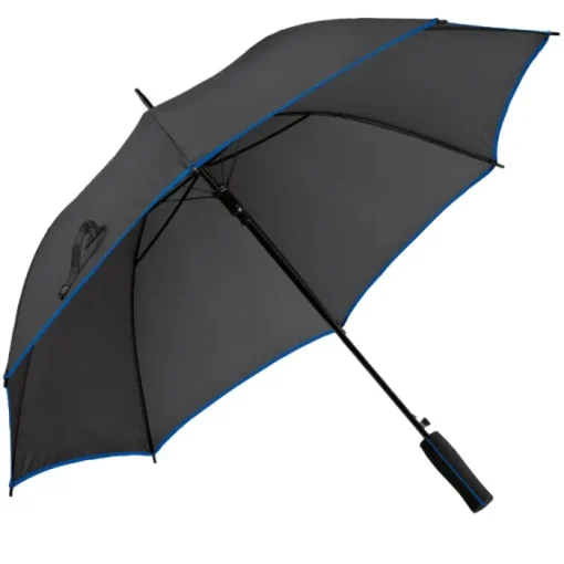 Gift Campaign Ombrelli con logo personalizzato neri con bordi colorati Ø104 Rainstorm> Ombrelli Classici