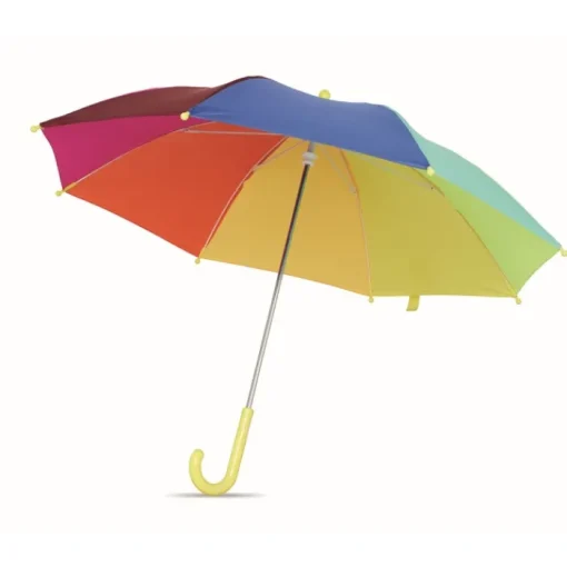 Gift Campaign Ombrello arcobaleno per bambini 8 pannelli da 18'' in pongee 190T Ø46> Ombrelli Pieghevoli
