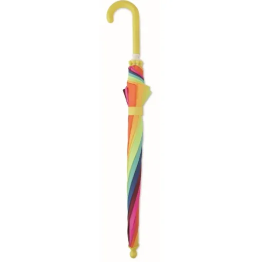 Gift Campaign Ombrello arcobaleno per bambini 8 pannelli da 18'' in pongee 190T Ø46> Ombrelli Pieghevoli