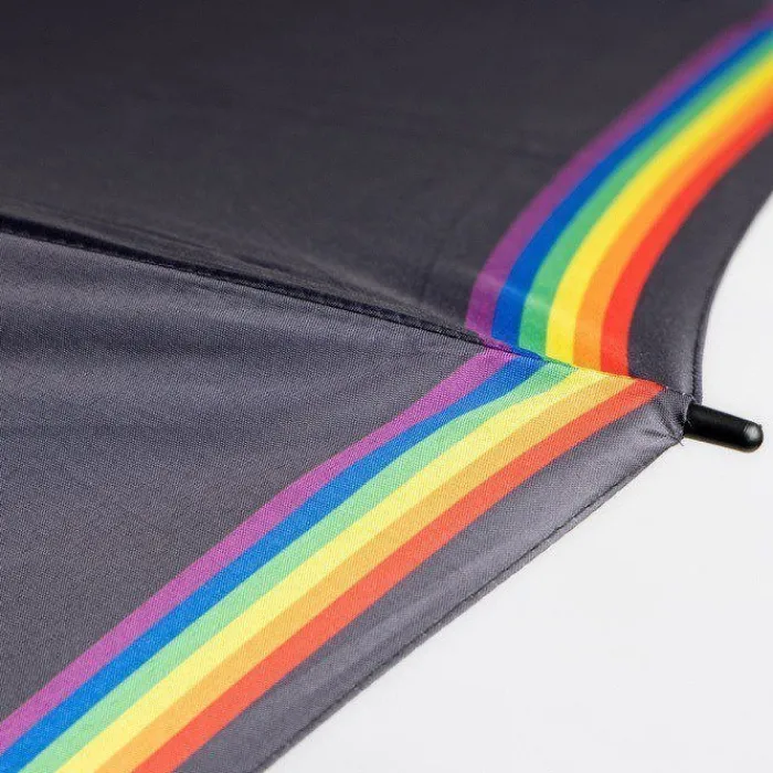 Gift Campaign Ombrello automatico a 8 pannelli in pongee con strisce arcobaleno Ø120> Ombrelli Da Golf