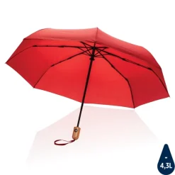 Gift Campaign Ombrello automatico con manico in bambù e antiviento Ø94 RPET></noscript> Ombrelli Pieghevoli