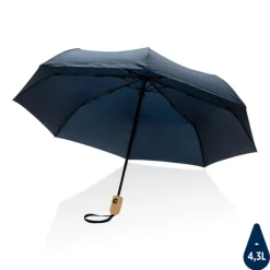 Gift Campaign Ombrello automatico con manico in bambù e antiviento Ø94 RPET></noscript> Ombrelli Pieghevoli