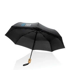 Gift Campaign Ombrello automatico con manico in bambù e antiviento Ø94 RPET></noscript> Ombrelli Pieghevoli