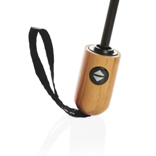 Gift Campaign Ombrello automatico con manico in bambù e antiviento Ø94 RPET> Ombrelli Pieghevoli