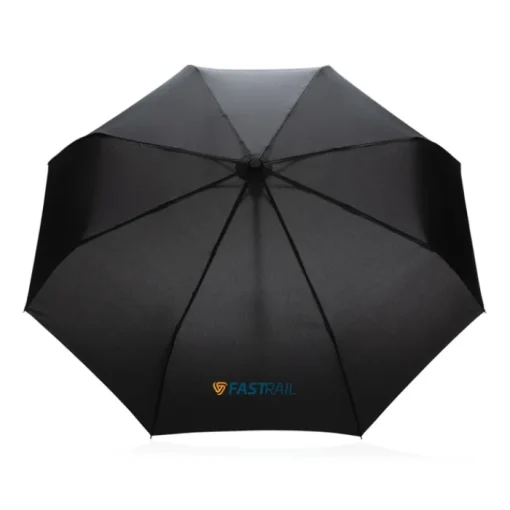 Gift Campaign Ombrello automatico con manico in bambù e antiviento Ø94 RPET> Ombrelli Pieghevoli