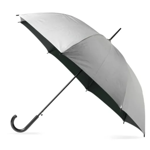 Gift Campaign Ombrello automatico in poliestere 190T con esterno argentato Ø102 cm> Ombrelli Classici