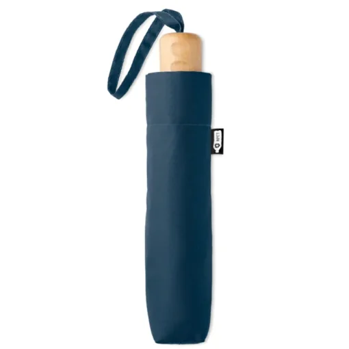 Gift Campaign Ombrello aziendale pieghevole con manico in legno Ø99 Reciclo Fold> Gadget Ecologici|Ombrelli Pieghevoli