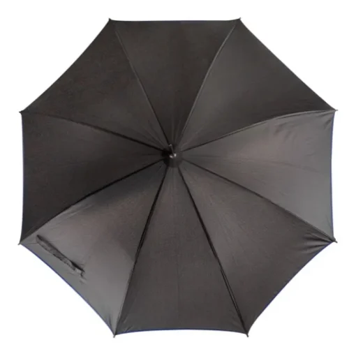 Gift Campaign Ombrello con copertura in pongee 190T di nera con bordo colorato Ø105> Ombrelli Classici